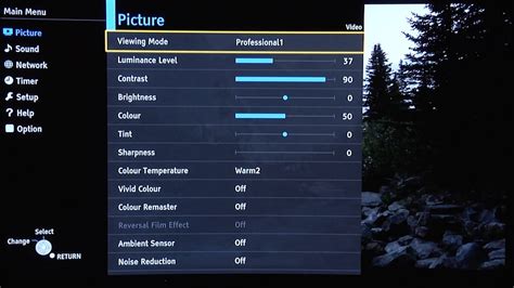 We cannot seem to select 3D mode. . Panasonic tv advanced settings greyed out